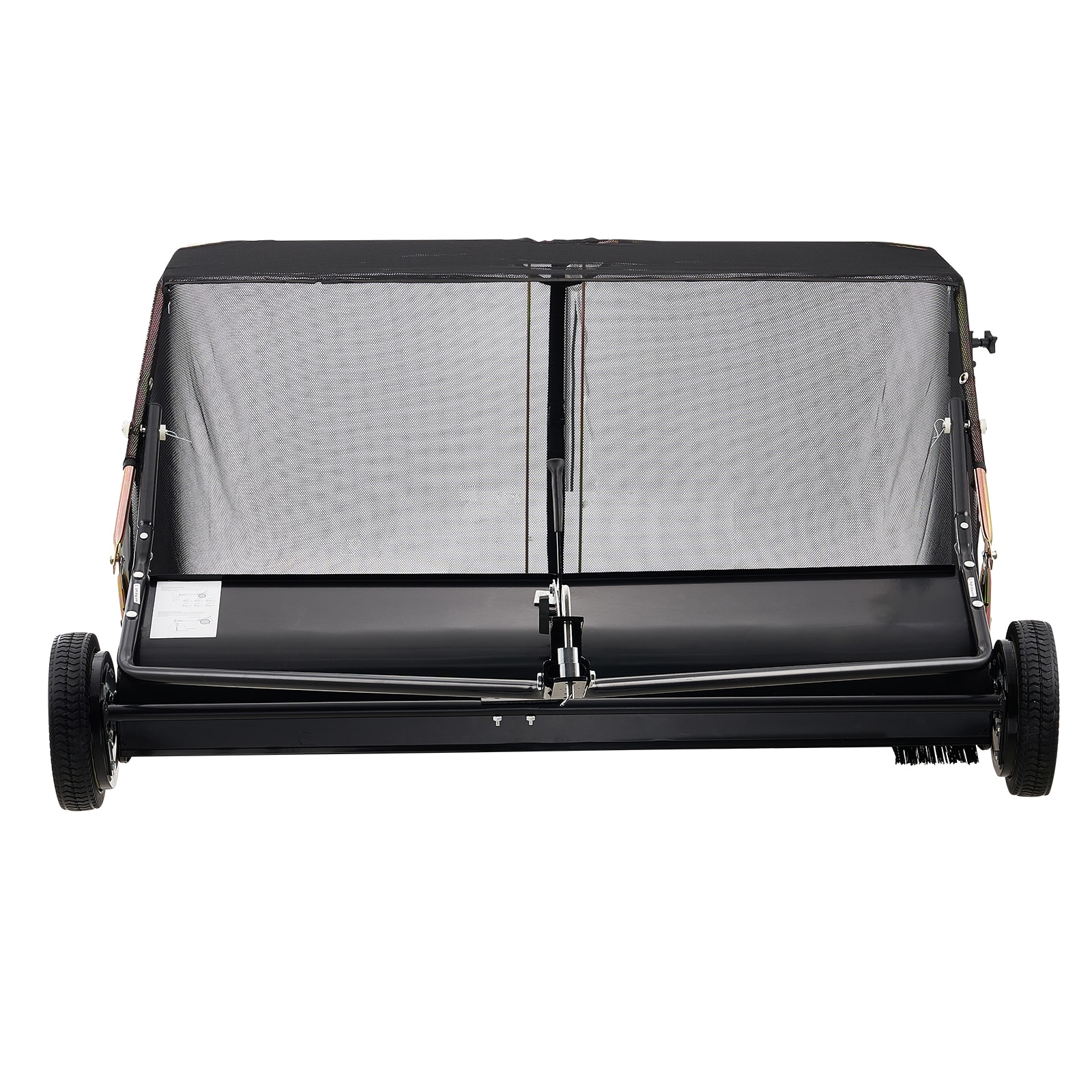 Lawn Sweeper Tow Behind 52 Inch Large Grass Collector For Garden_voghion.com
